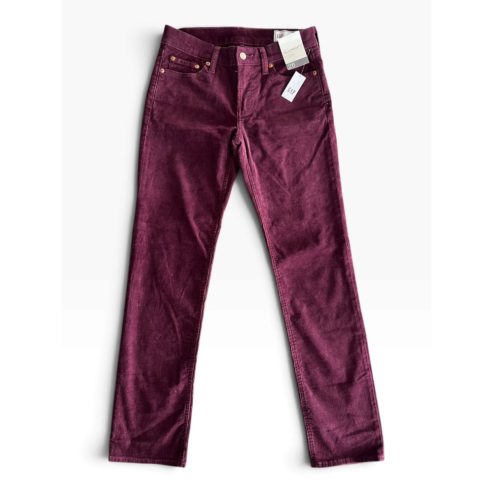 Gap 90s Straight Corduroy Pants Low Rise Straight Leg Size 2 New With Tags